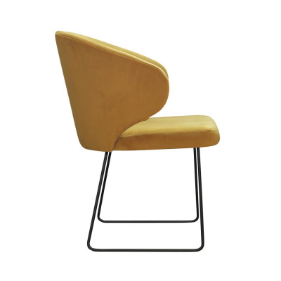 Stuhl  4x Lounge Sessel Stuhl Gruppe Restaurant Club Wohnzimmer Polstersessel