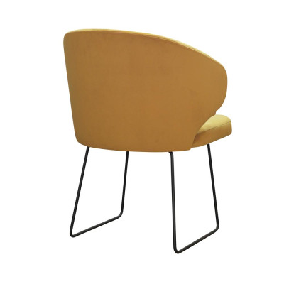 Stuhl  4x Lounge Sessel Stuhl Gruppe Restaurant Club Wohnzimmer Polstersessel