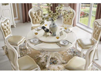 Lehnstuhl Design Sessel Echtholz Leder Polster Esszimmer Leder Gastro Stuhl