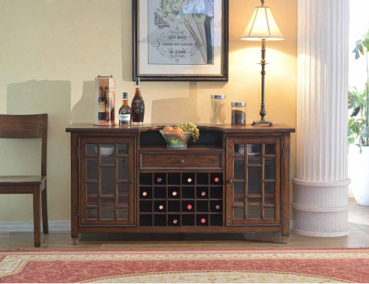 Bar Schrank Weinschrank Kommoden Holz Vintrine Hausbar Hotel Qualität Zimmerbar