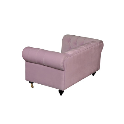 jvmoebel ®  Leder Sofa Couch - Design Polster Dreisitzer Couch Garnitur Rosa Neu