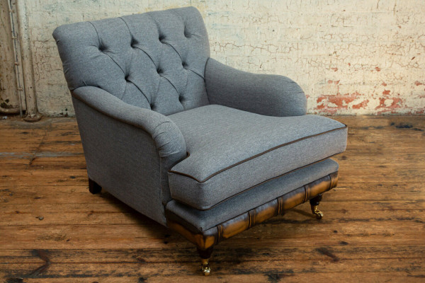 Lounge Ohren Sessel Club Designer Möbel Fernseh Sofa Stuhl Samt Polster Sitz Neu