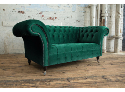 Sofa Couch Polster 2 Sitzer Textil Sofas Couchen Sitz Garnituren Design Club