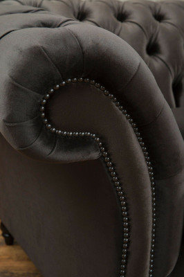 Chesterfield Sofa 2 Sitzer Polster Design Couchen Sofas Garnitur NEU Zweisitzer
