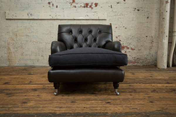 Sessel Club Lounge Designer Stuhl Polster Sofa 1 Sitzer Relax Drehbar Fernseh