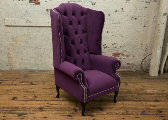 Chesterfield Design Sofa Sessel Couch Polster Luxus Textil Couchen Ohrensessel
