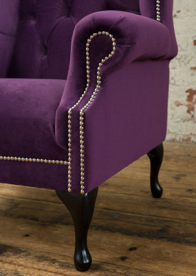 Chesterfield Design Sofa Sessel Couch Polster Luxus Textil Couchen Ohrensessel