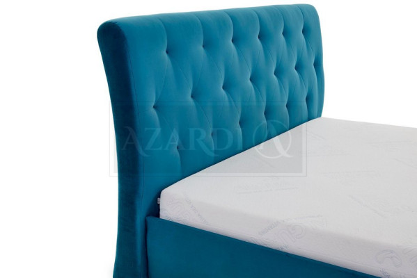 Bett Polster Design Luxus Doppel Hotel Betten 180x200cm Schlaf Zimmer Samt Neu