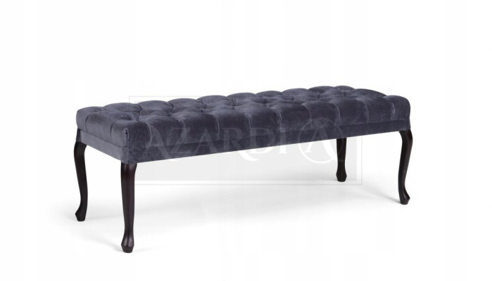 Hocker Sessel Fernseh Design Polster Fußhocker Chesterfield Textil Neu Ottomane
