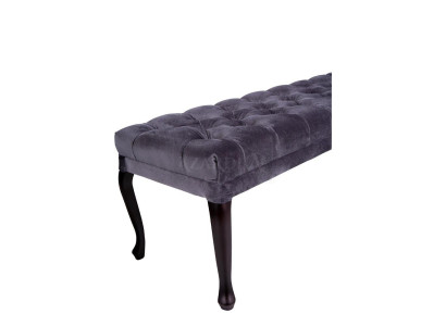 Hocker Sessel Fernseh Design Polster Fußhocker Chesterfield Textil Neu Ottomane