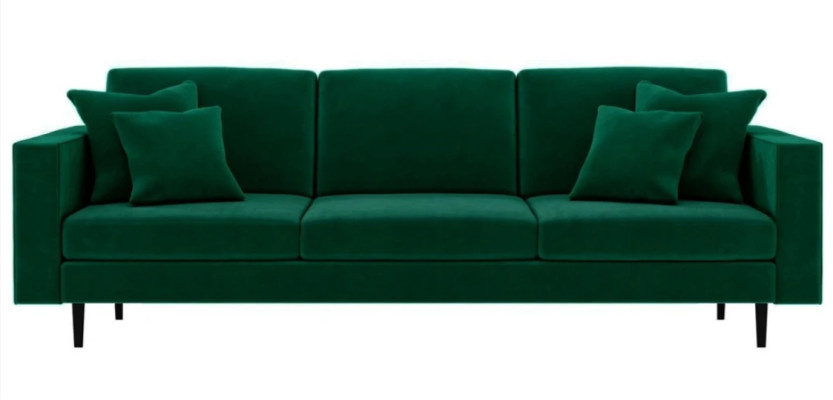 Grün Stoff Wohnzimmer Design Couchen Polster Sofa Sofas xxl big Viersitzer neu