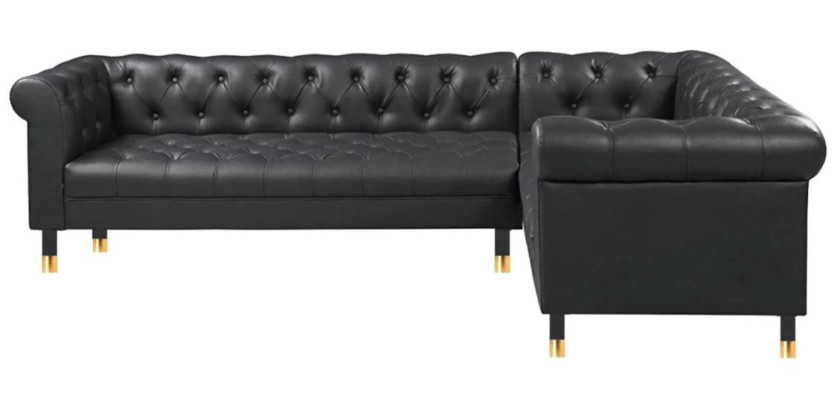 Wohnlandschaft Ecksofa Sofa Couch Eckgarnitur Sofas Couchen Chesterfield Möbel