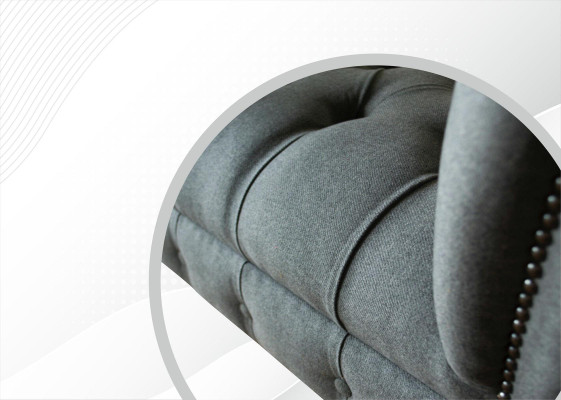 Wohnzimmer Luxus Sessel Hotel Polster Moderne Einsitzer Designer Grau Relax Neu