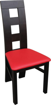 Set 4x Stuhle Luxus Design Polster Massiv Holz Küche Esszimmer Stühl Sitz neu
