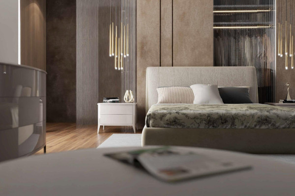 Doppelbett Holz Polster Betten Doppel Bettrahmen Modern Luxus Schlafzimmer Bett