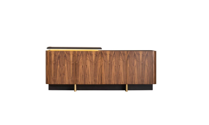 Esszimmer Garnitur Essgruppe Esstisch Stühle Holz 8tlg Braun Anrichte