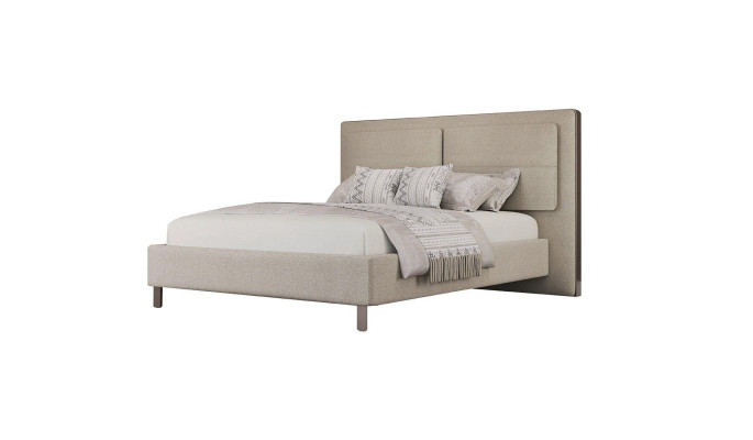 Komplett Schlafzimmer Möbel Set Bett mit Bank 2x Nachttische 3tlg Neu