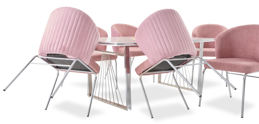 Essgruppe Esstisch 6x Stühle Modernen Tisch Luxus Möbel Esszimmer 7tlg