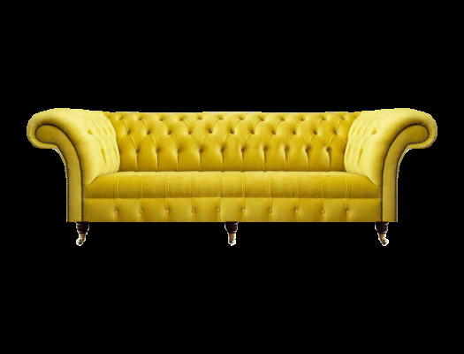 Edle Chesterfield Sitzmöbel Designer Wohnzimmer Polster Textilcouchen