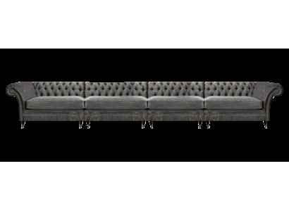 Chesterfield Designer Sofa Wohnzimmer Couchen Luxus Polster 4-Sitzer