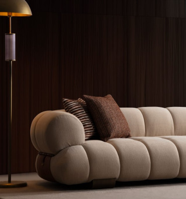 Weißer Wohnzimmer Dreisitzer Designer Polstersofas Luxuriöse Couchen