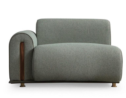 Hellgrünes Textil Sofa Wohnzimmer L-Form Eckcouch Designer Polster Möbel
