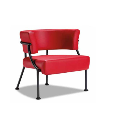 Rote Sofagarnitur Moderne Kunstleder Bank Designer Einsitzer 2tlg Set