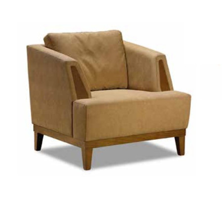 Luxuriöse Braune Sofagarnitur Moderne Ledercouch Designer Sessel 2tlg
