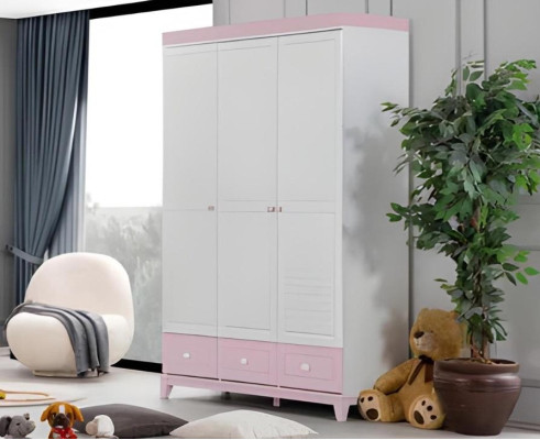 Kinderzimmer Set  Modern Besteht aus Kinderbett Schrank Kommode 3tlg neu
