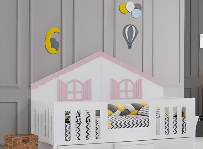 Modern Kinderzimmermöbel Mehrfarbig Bettrahmen Kinderbett Bett Kinderzimmer