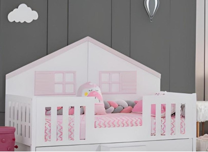 Mehrfarbig Einzelbett Designer Kinderzimmer Möbel Schlafzimmer Holzbett Neu