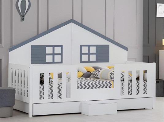 Schlafzimmer Holzbett Mehrfarbig Einzelbett Designer Kinderzimmer Möbel Neu