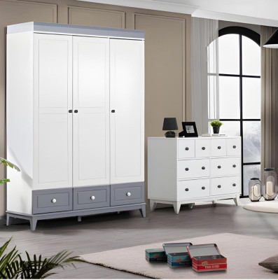 Komplette Bett Kindermöbel Kinderbett Kinderzimmer Holz Mehrfarbig Set
