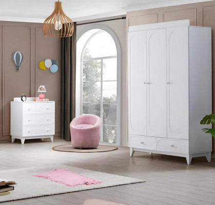 Kommode Weiß Schlafzimmer Elegantes Design Modern Kommode Luxus Holz Neu
