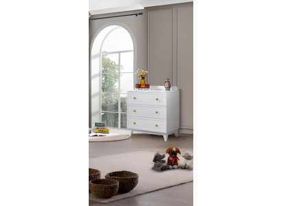 Modern Kommode Holz  Schrank Schränke Hochwertig Kommoden Weiß Möbel neu