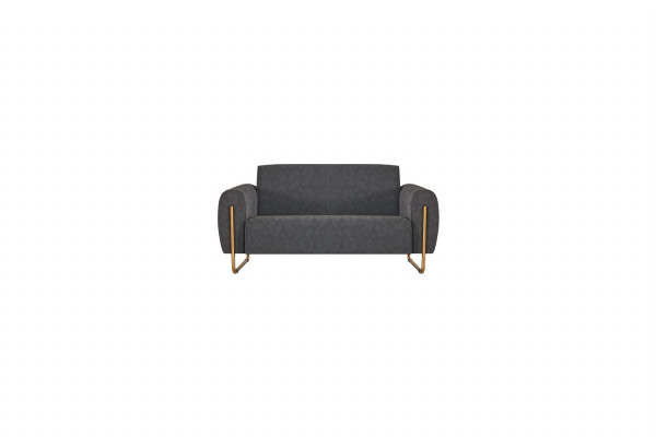 Luxuriöse Graue Polstergarnitur Designer Sofas Edler Holz Couchtisch