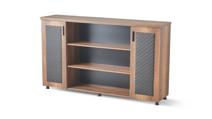 Luxuriöse Büro Garnitur Robuste Arbeitszimmer Möbel Tisch Sideboard 6tlg