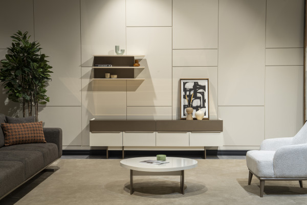 Moderner Wohnzimmer Couchtisch Designer Sofatisch Kaffeetisch Holz Möbel