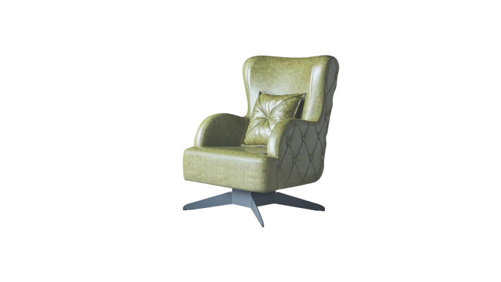 Sofas Set Couch 3-Sitzer Leder Sessel Grün Klassisch Chesterfield Polster 4tlg.