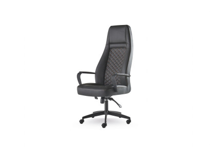 Bürostuhl Schwarz Drehsessel Arbeitszimmer Modern Büro Rollen Leder