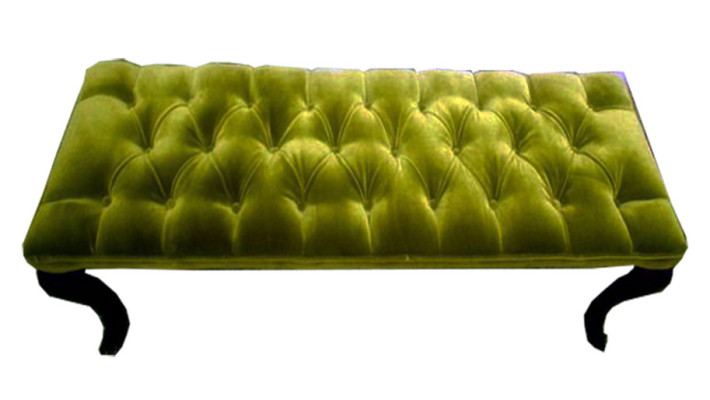 Chesterfield Hocker Beistellhocker Ottomane Couch Leder Stoff Textil Beistell
