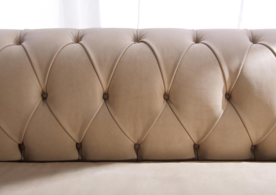 Sofagarnitur Polster Couch Sofa Klassik Chesterfield 3 Sitzer Sofas Washington
