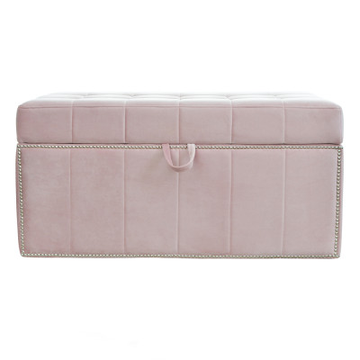 Hocker Fußhocker Ottoman Sitzhocker Sitzpouf Wohnzimmer Designer Kufer