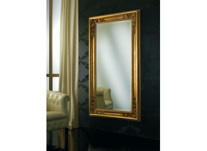 Moderner Großer Spiegel Wandspiegel Echt Holz Rahmen Hängespiegel Luxus Möbel Neu