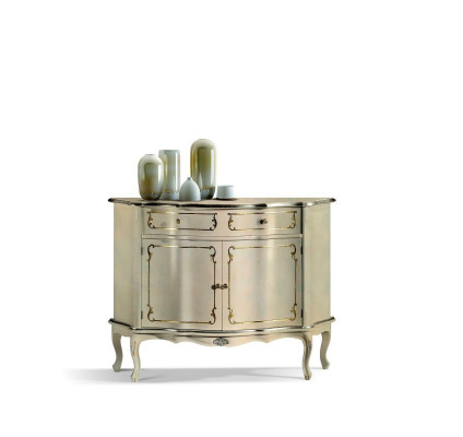 Luxus Italienische Holz Möbel Kommode Weiß Buffet Schrank Wohnzimmer