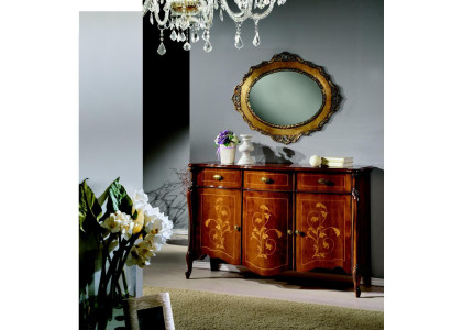 Design Möbel Stil Barock Kommode Schrank Braun Design Luxus Holz