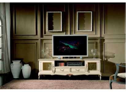 Sideboard tv Lowboard rtv Schrank Tisch Wohnzimmer Holz Möbel Barock Stil Neu
