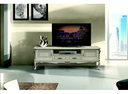 RTV Lowboard rtv Luxus Schrank Tisch Wohnzimmer Holz Möbel Klassisches Low Side Board