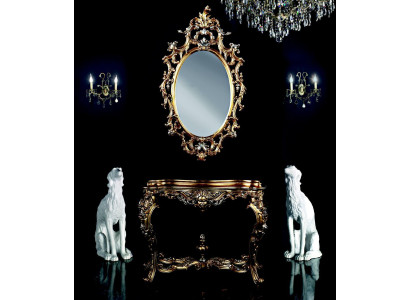 Moderner Großer Luxus Spiegel Wandspiegel Echt Holz Rahmen Hängespiegel Luxus Möbel