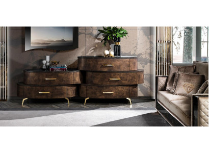 Luxus Holz Kommoden Schrank Regal Konsole Möbel Neu Kommode Design Schrank